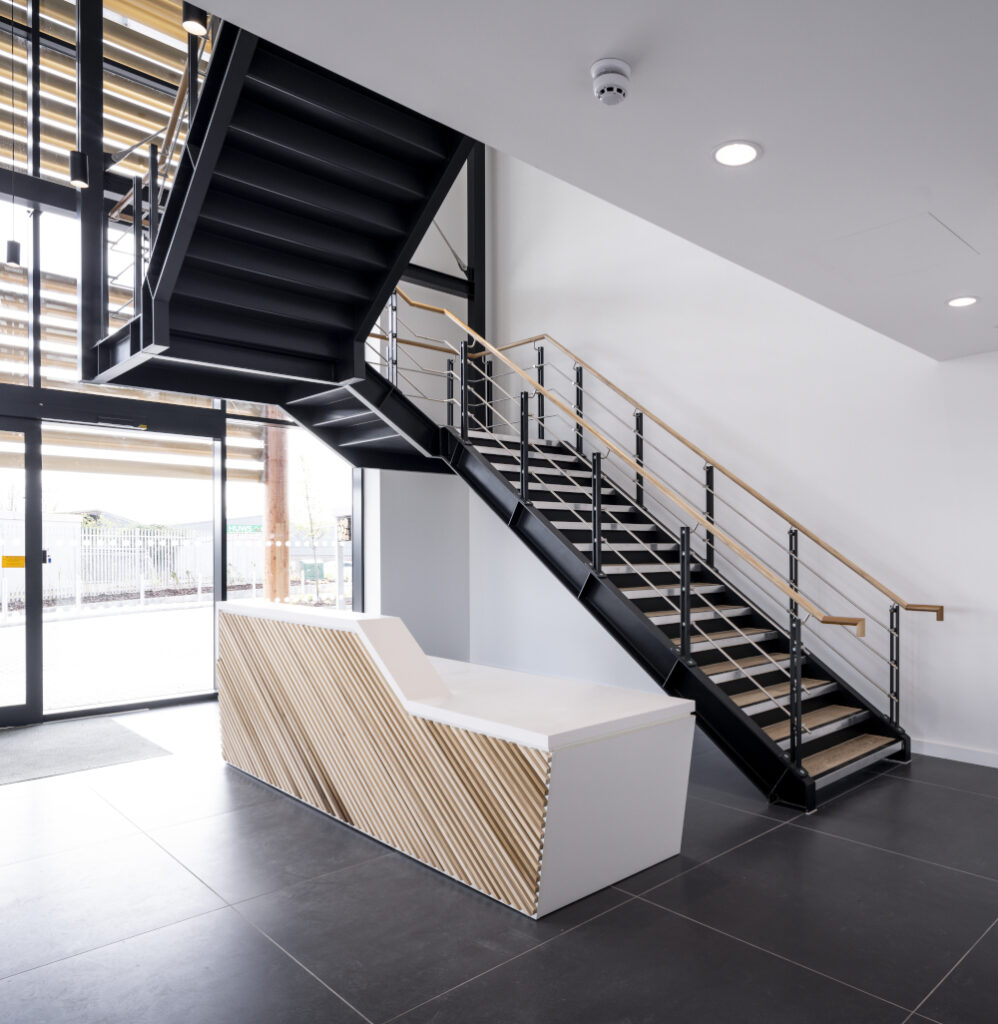 BREEAM Assessment Nova Building - Reception and Staircase