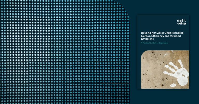 Carbon Efficiency and Avoided Emissions Banner